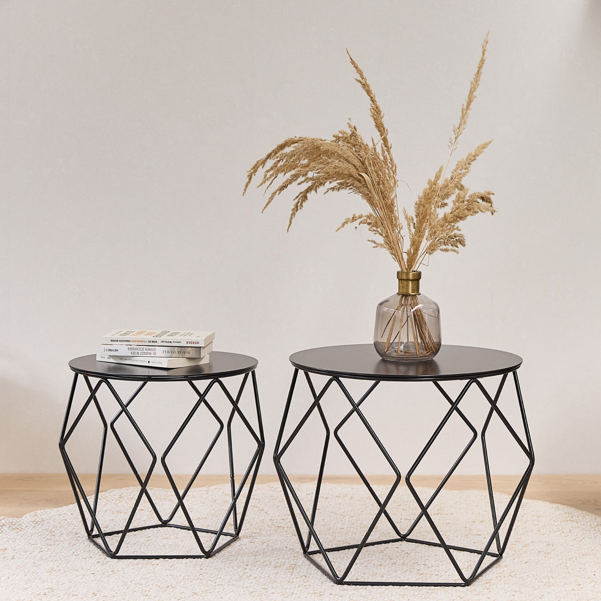 Coffee table Sanna metal top - set of 2 – MyWire